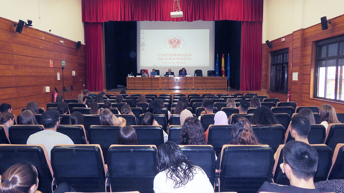 Salón de actos del Campus de la Universidad de Granada en Melilla