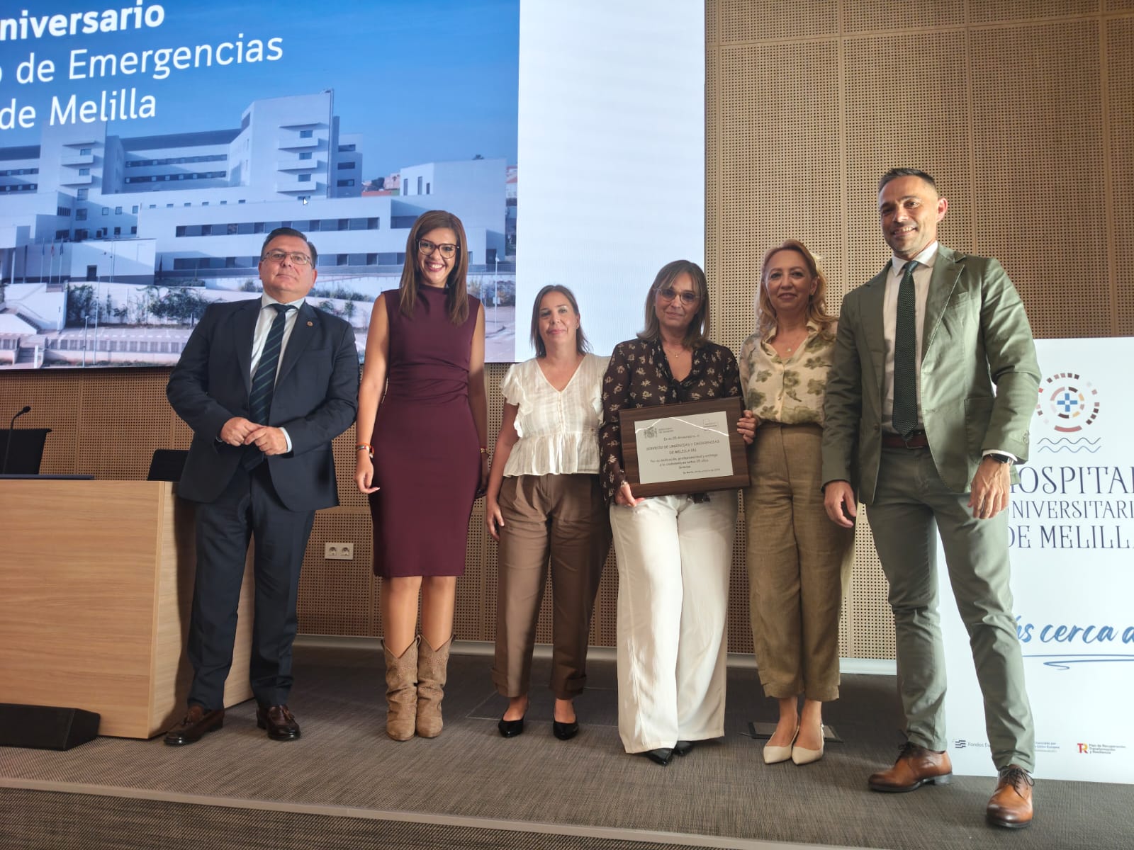 Homenaje al 061 en Melilla por su 25 aniversario - INGESA