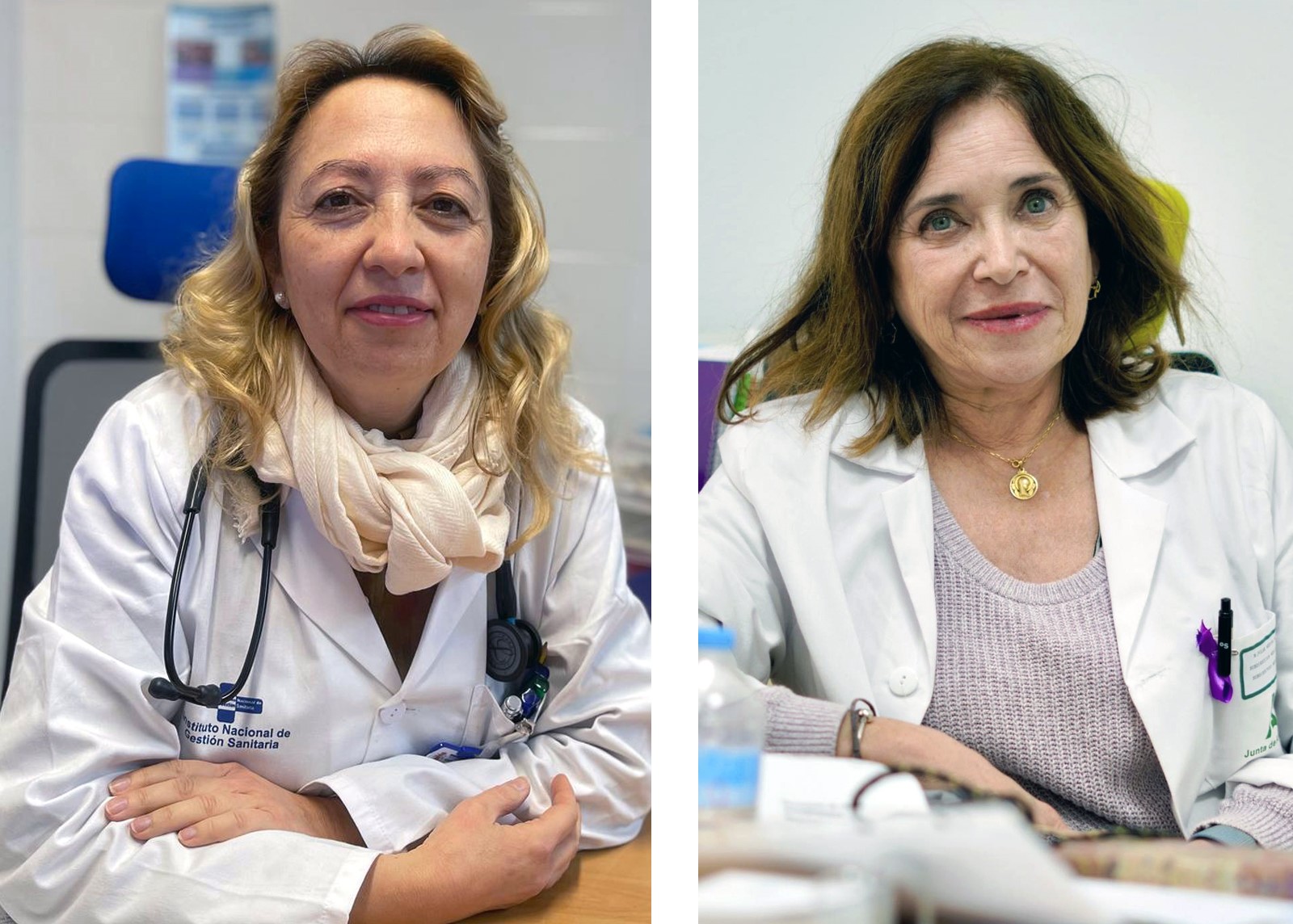 Etelvina de Castro y Pilar Medina